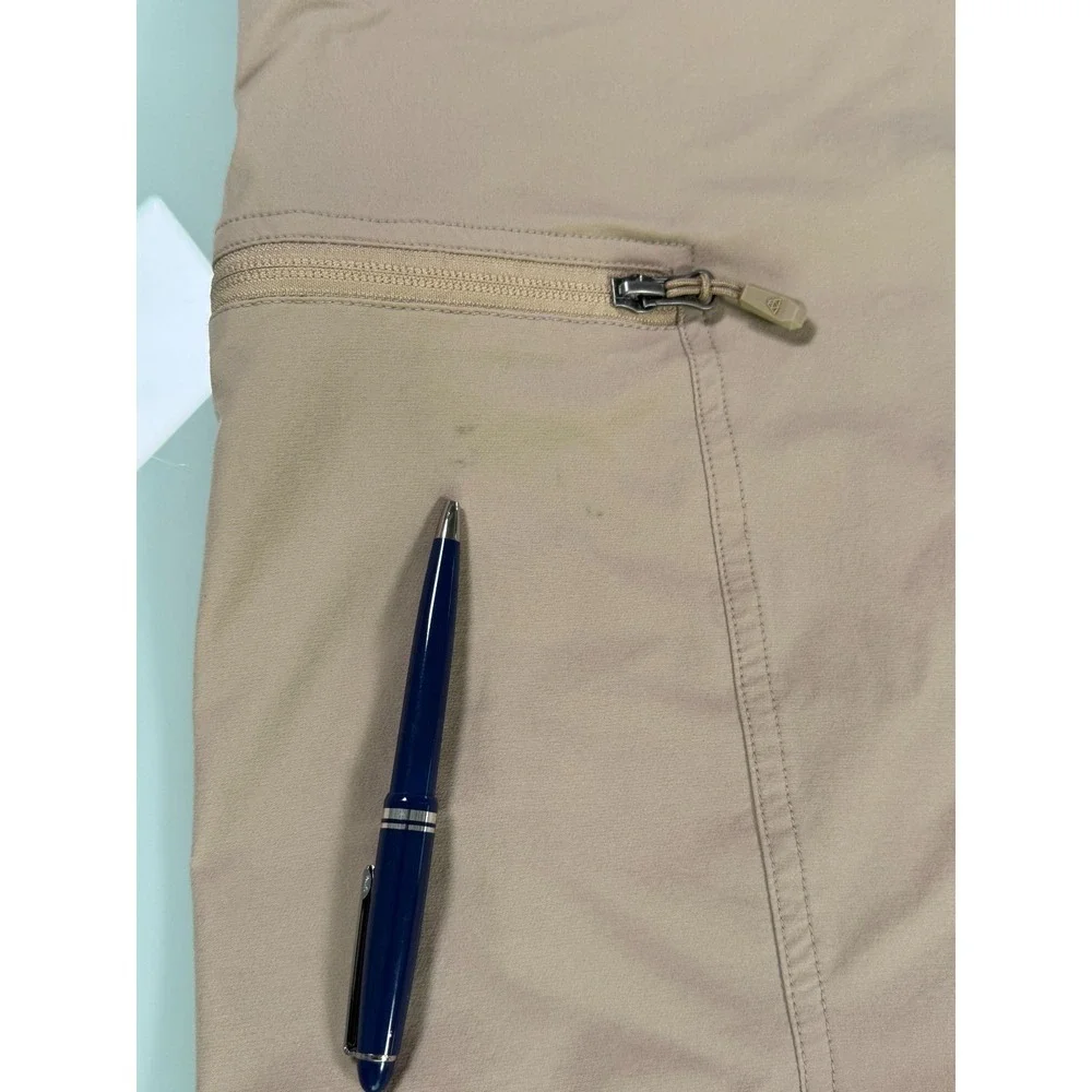 Haimont‎ Performance Cargo Pants Mens XL Khaki Flat Front Straight Fit DadCOre
